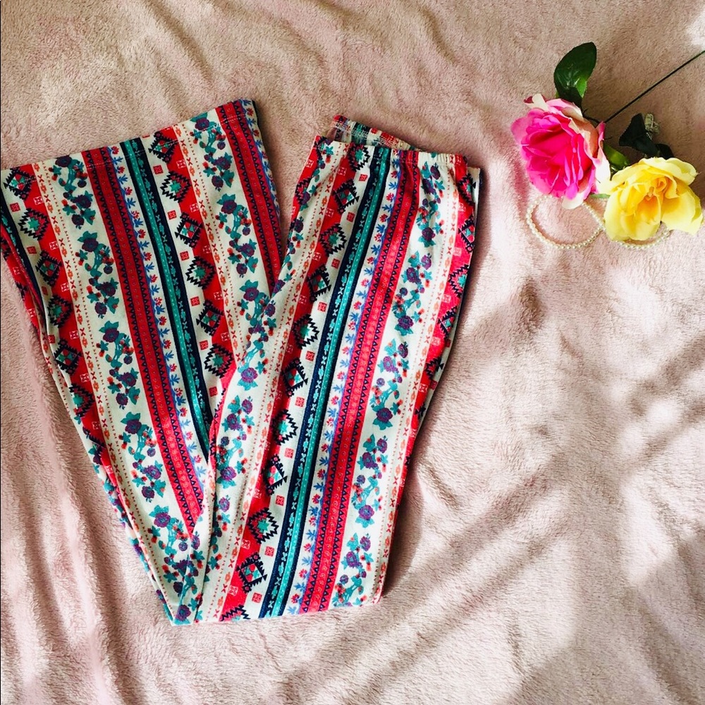 Colorful Flare Leggings